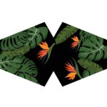 Reusable Fashion Face Covering - Green Jungle (Adult) - immagine 3