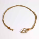 Crystal Gemstone Necklace Cord 45cm/18inch - Sand - immagine 2