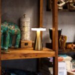 Touch Lamp - Tall Stem Copper - USB (C) - Rechargable  (400 Watt) - immagine 4