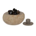 Natural Riverstone Grounding Pot - Large (aprox 15x12cm) - immagine 7