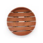Classic Mahogany Soap Dish - Round - immagine 2