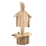 Driftwood Birdbox - On Stand - immagine 4