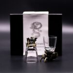 Gift Set of 6 Shot Glasses (50ml) - Wild Forest Creatures - Antique Bronze - immagine 10