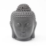 Buddha Head Oil Burner - Black