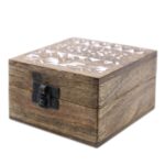 White Washed Wooden Box - 4x4 Slavic Design - immagine 2