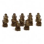 Brass Miniature Gods - Ganesha (12gms)  - 30mm - immagine 3