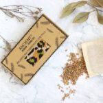 Lavender Natural Cotton and Juco Eye Pillow in Gift Box - Night Leopard - immagine 4