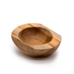 Medium Natural Shape Teakwood Bowl - 20x7cm - immagine 4