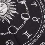 Esoteric Fringed Altar Cloth - Horoscope - immagine 2
