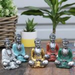 Silver Mini Buddha (Assorted Colours) - immagine 2