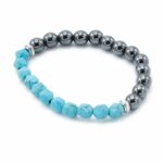 Faceted Gemstone Bracelet - Magnetic Turquoise - immagine 2
