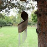 Coconut Leaf Wind Chimes - Natural - immagine 4