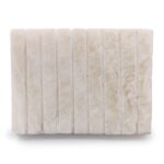 White Onxy Ridged Soap Dish - immagine 2