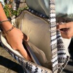 Soft Banjar Laptop Bag - Soft Cream & Grey - immagine 3