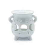 Caildren Oil Burner - Moon Phase - White - immagine 2