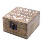 White Washed Wooden Box - 4x4 Slavic Design - immagine 3