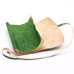 Rolled Leather Travel Notebook - 96 pages - Green  21x15cm - immagine 2