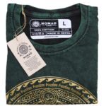 Large Stone Washed Teashirt - Chakra - Green