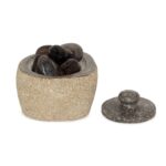 Natural Riverstone Grounding Pot - Small (aprox 9x7cm) - immagine 5