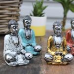 Silver Mini Buddha (Assorted Colours) - immagine 3