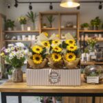 Soap Flower - Two Sunflower Bouquet - immagine 2