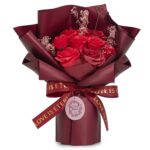 Large Red Roses Bouquet - Love is Eternal -  Gift Card - immagine 6
