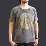 Medium Stone Washed Teashirt - Chakra - Dark Grey