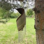 Coconut Leaf Wind Chimes - Natural - immagine 5