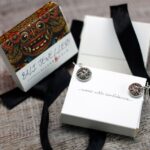 Silver & Gold Earring - Hamsa - immagine 7