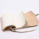 Rolled Leather Travel Notebook - 96 pages - Green  21x15cm - immagine 3