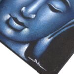 Buddah Painting - Blue Sand Finish - immagine 2
