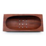 Classic Mahogany Soap Dish - Rectangle - immagine 2