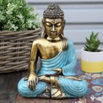 Teal & Gold Buddha - Large - immagine 5