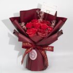 Large Red Roses Bouquet - Love is Eternal -  Gift Card