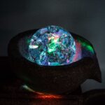 Pebble Wall Tabletop Water Feature with Crystal Ball (19x19x28cm) - immagine 3