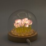 Floral Glow Garden Dome - 20 Tulips - LED USB - immagine 4