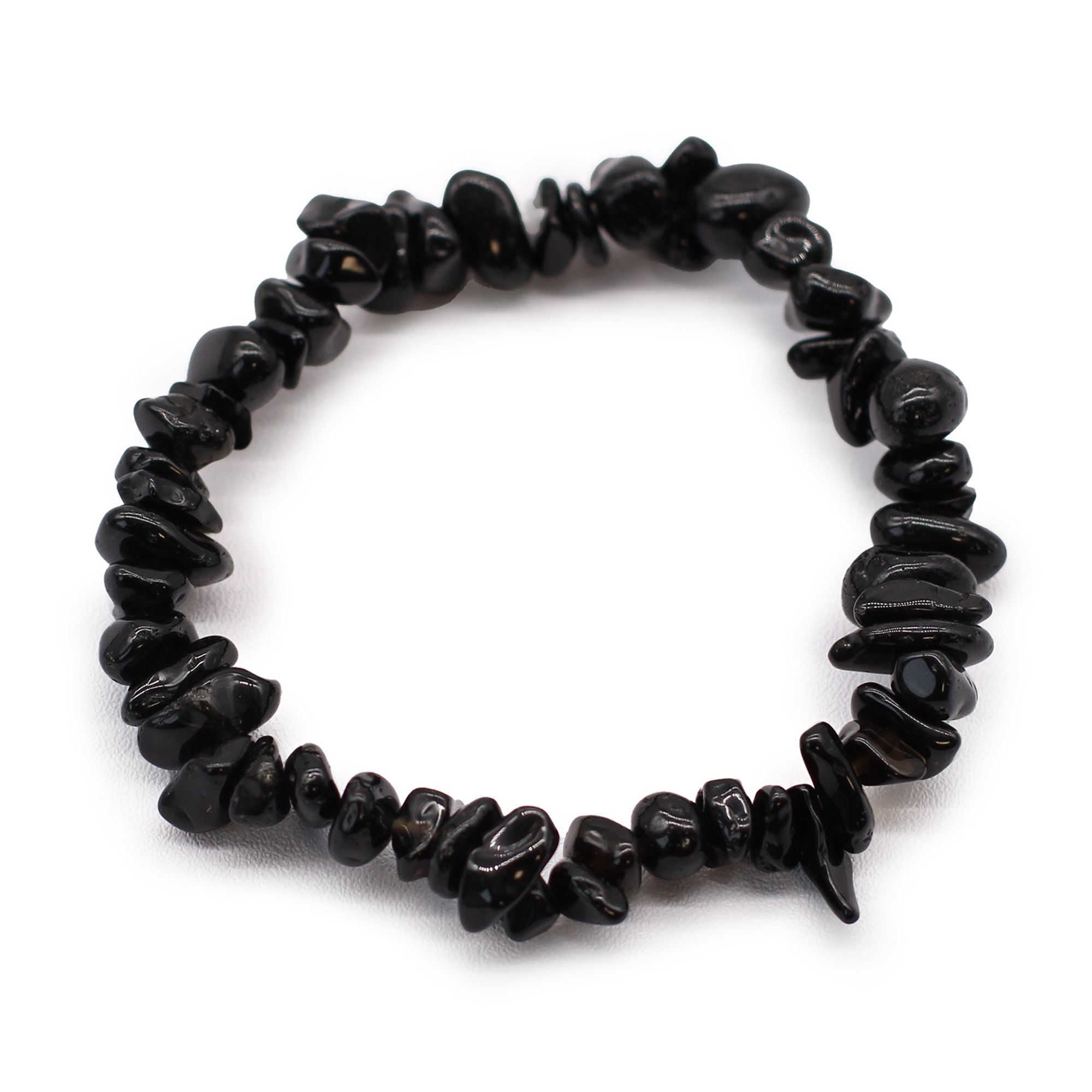 bG9jYWw6Ly9tZWRpYS8xTS9FRC82MFIzMEMxRzZHVktFRDFNL2JhZDI2ODMxLmpwZWc.jpg Chipstone Bracelet - Black Agate - immagine 1