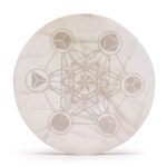 Large Charging Plate 18cm - Sacred Geometry - immagine 2