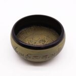Earth Powder Singing Bowl - Mantra Five Buddha - 16cm - immagine 2