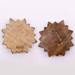 Engraved and Brass Zodiac Sign Incense Burners - Sun - immagine 2