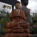 Hand Carved Buddha Statue - 80cm Welcome - immagine 8