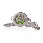 Aromatherapy Jewellery Chain Bracelet - Tree of Life - 20mm - immagine 2