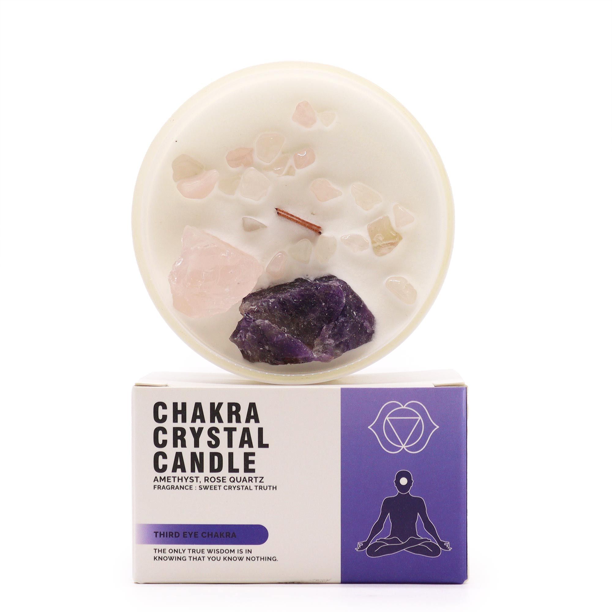 bG9jYWw6Ly9tZWRpYS8xTi8yRC82MFIzMEMxRzZXUjMyRDFOL2MyMGI3NzYyLmpwZWc.jpg Chakra Crystal Candles - Third Eye Chakra - immagine 1