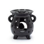 Caildren Oil Burner - Moon & Stars - Black - immagine 2