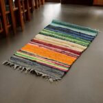 Large Rag Rug - 150x90cm - premium quality - Rainbow Colours - immagine 3