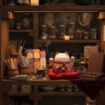 Mini Solar Powered Money Cat in Box - White - immagine 3