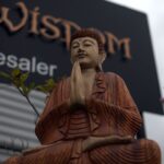 Hand Carved Buddha Statue - 80cm Welcome - immagine 9