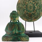 Buddha Feng Shui Set - Mandala - Green - immagine 2