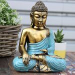 Teal & Gold Buddha - Large - immagine 6