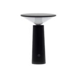 Touch Lamp - Black Mushroom- adjustable - pattern light USB (C) - Rechargable  (2000 Watt)